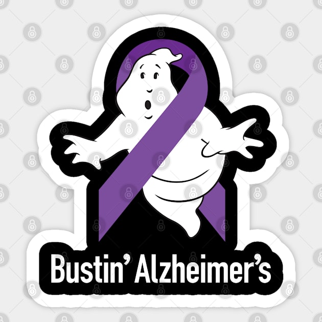 Bustin' Alzheimer's Sticker by Ecto Girl